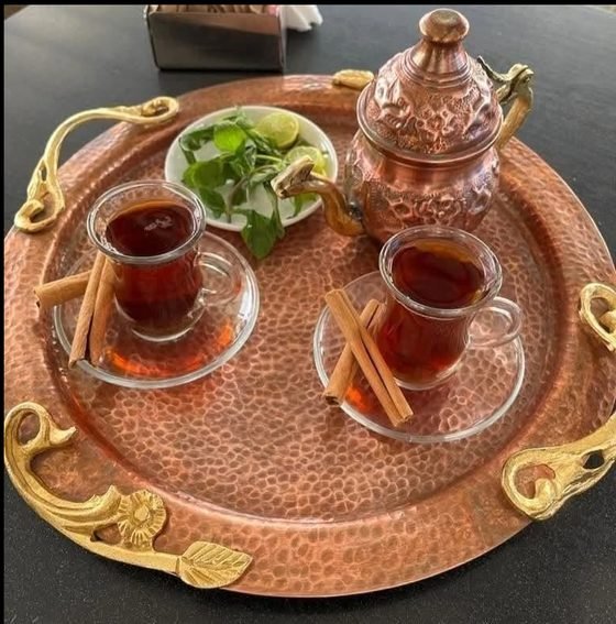 شاي بالقرفة والنعناع